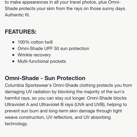 Columbia Iron Mountain Pant Men Pants 40” x 32” NWT - Picture 7 of 7